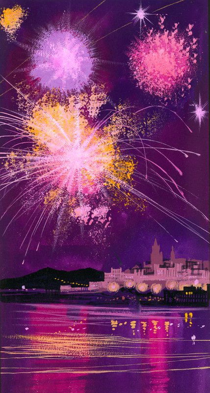 Fireworks in Malta by Angus McBride