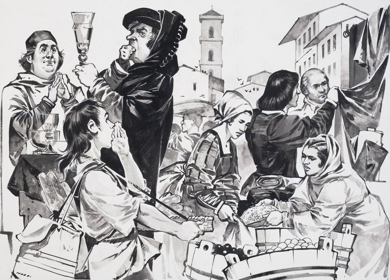 Florentine Trading by Angus McBride