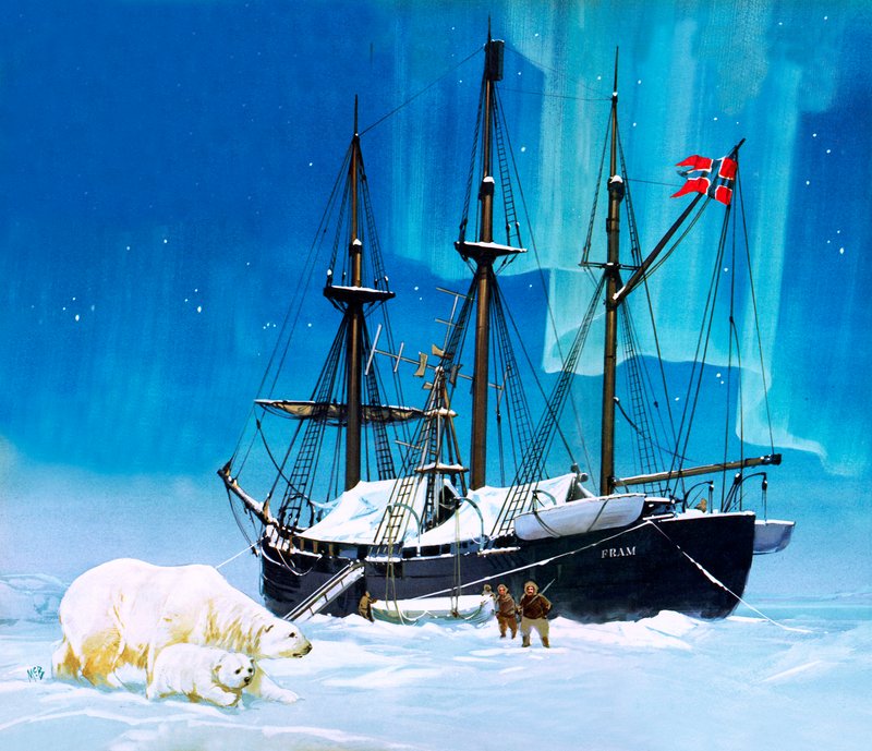 Fridtjof Nansen and the Fram by Angus McBride