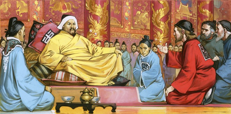 Marco Polo at the Court of Kublai Khan by Angus McBride
