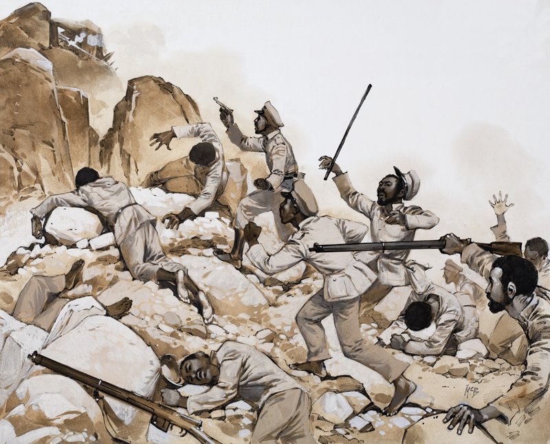 Military Skirmish by Angus McBride