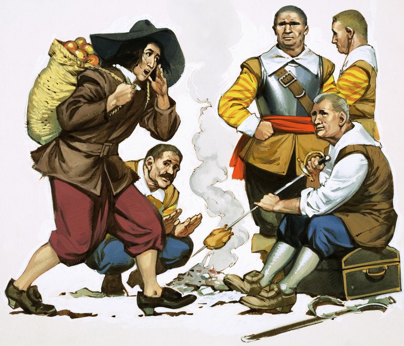 Prince Rupert, Dressed as an Apple Seller, Entering Cromwell