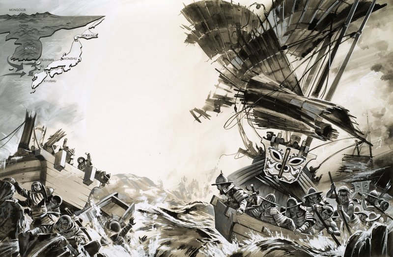 The Doomed Armada of Kublai Khan by Angus McBride