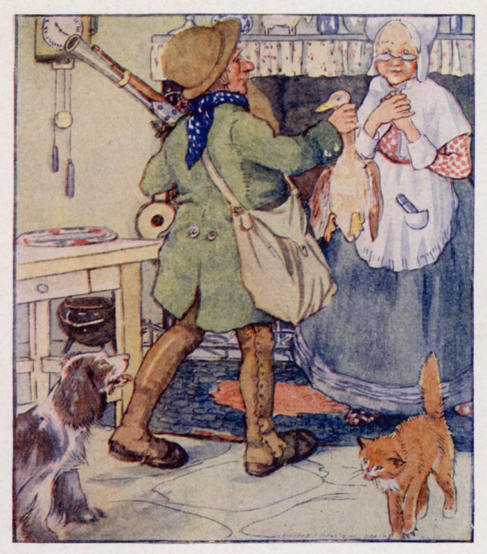 Nursery rhyme: There Was A Little Man by Anne (after) Anderson