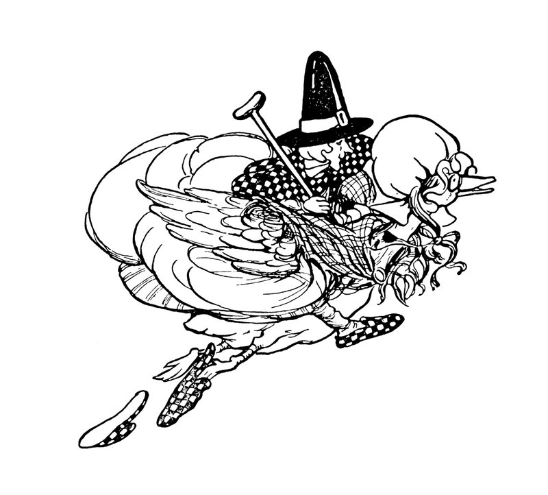 Old Mother Goose by Anne (after) Anderson