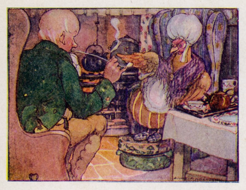 Nursery rhyme: I Had A Little Hen, The Prettiest Ever Seen by Anne Anderson