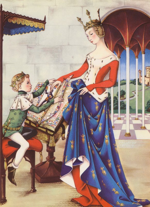 Richard II and his Mother, the Fair Maid of Kent by Anne & Johnstone Janet (1928 79) Johnstone