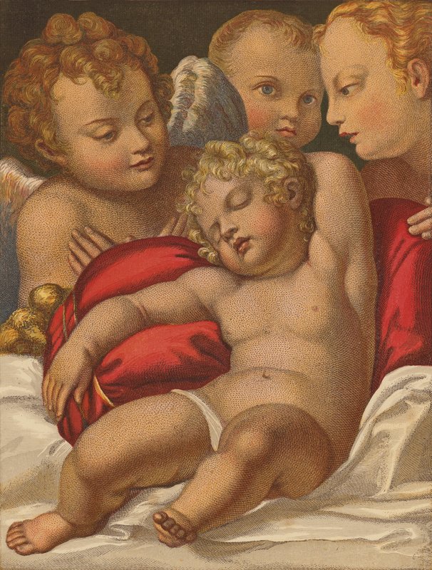 The Infant Saviour by Annibale (after) Carracci