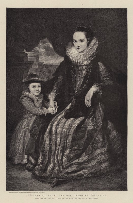 Susanna Fourment and Her Daughter Catherine by Anthony van Dyck