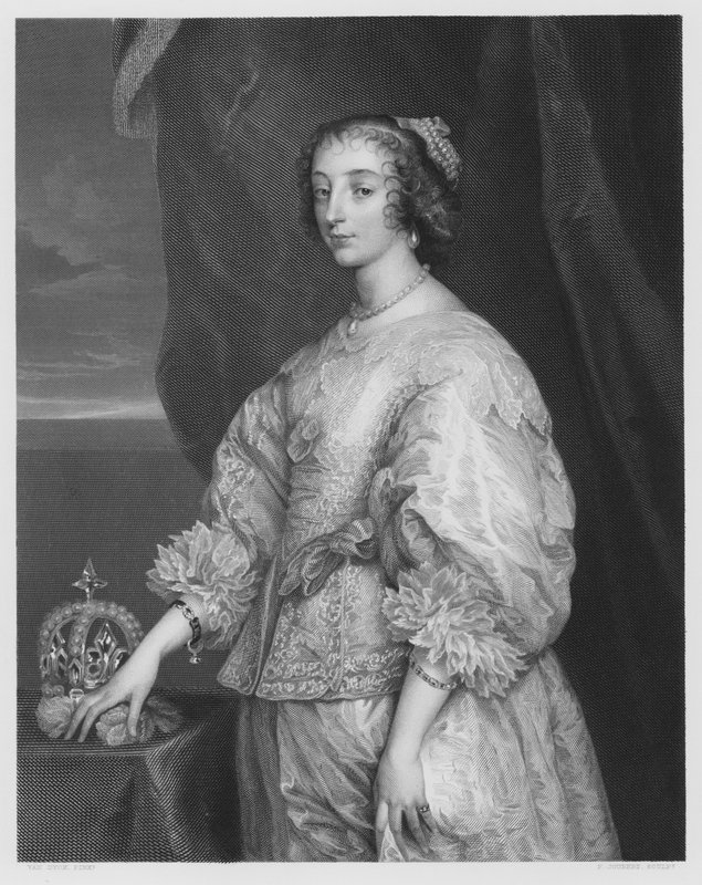 Queen Henrietta Maria by Anthony van (after) Dyck