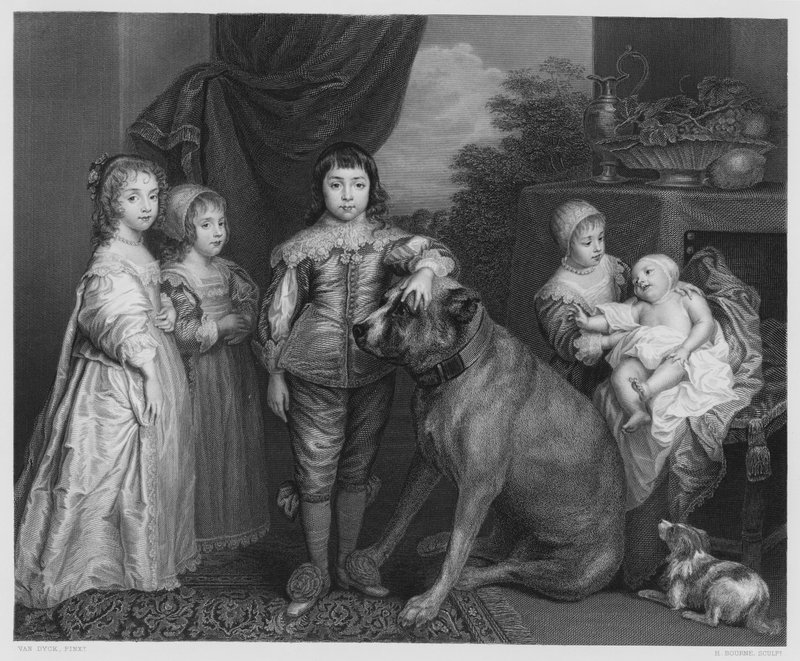 The Family of Charles I by Anthony van (after) Dyck