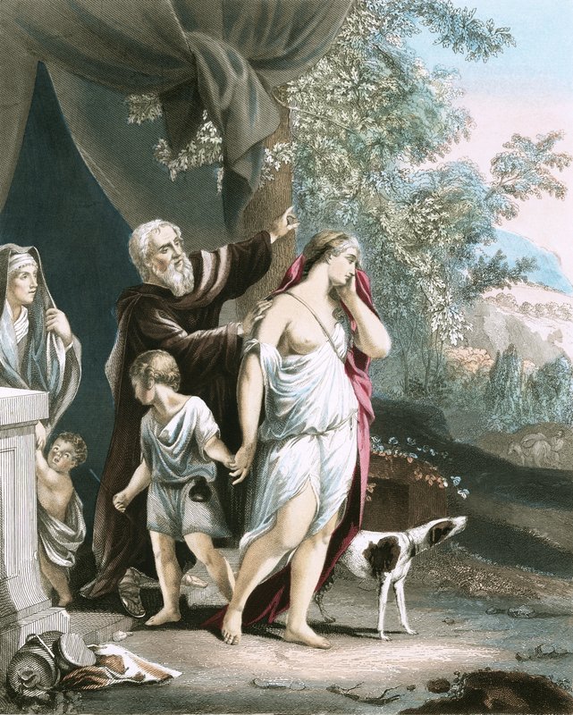 Hagar and Her Son Departing by Anthony van Dyck