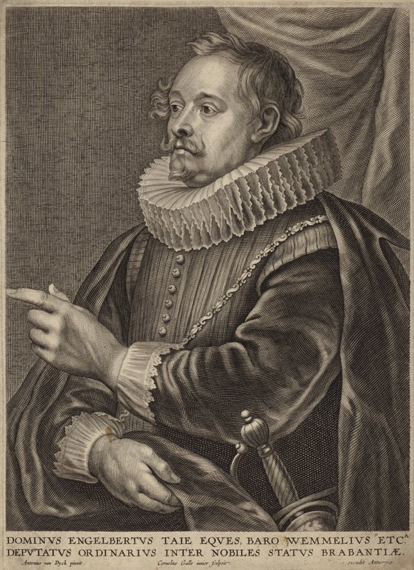 Portrait of Engelbert Taye by Anthony van Dyck