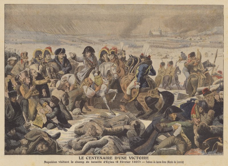 Napoleon on the Battlefield of Eylau (8 February 1807) by Antoine Jean after Gros