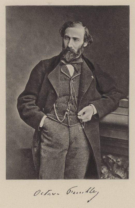 Octave Feuillet, French novelist and dramatist by Antoine Samuel Adam Salomon