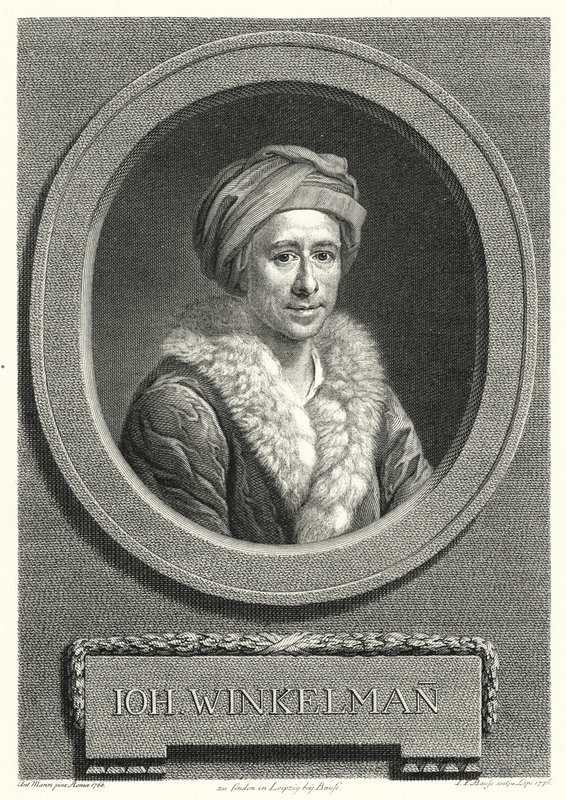 Johann Joachim Winckelmann, German art historian and archaeologist by Anton von (after) Maron
