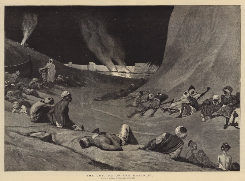 The Cutting of the Kaligue by Arthur Melville