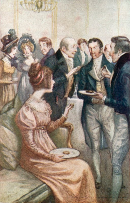 Illustration for Emma by Jane Austen by Arthur Wallis Mills