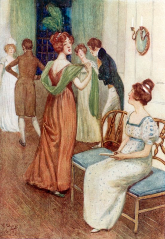 Illustration for Pride and Prejudice by Arthur Wallis Mills