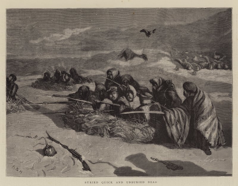 Buried Quick and Unburied Dead by Arthur Boyd Houghton