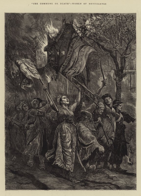 The Commune or Death, Women of Montmartre by Arthur Boyd Houghton