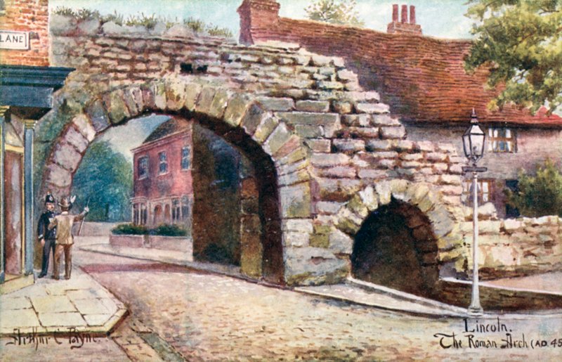 Lincoln, the Roman Arch by Arthur Charles Payne