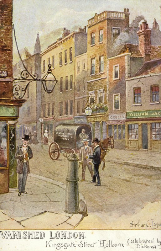 Vanished London - Kingsgate Street, Holborn by Arthur Charles Payne