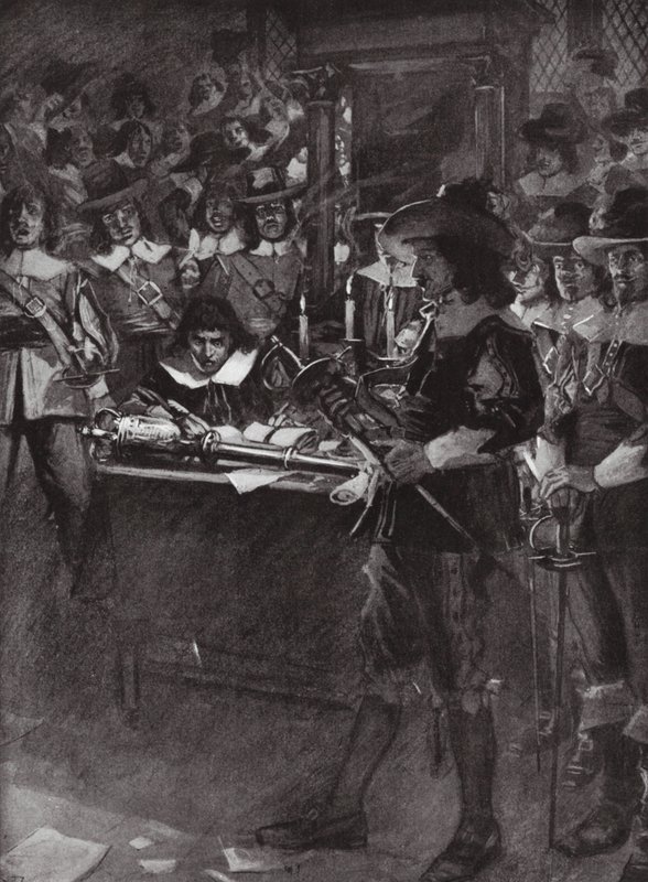 Strafford Delivering Up His Sword in the House of Commons by Arthur David (after) McCormick