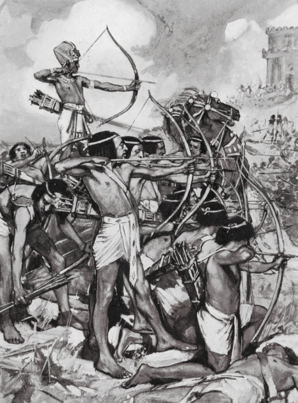 Thothmes III Attacking the Syrians, XVIIIth Dynasty by Arthur David (after) McCormick