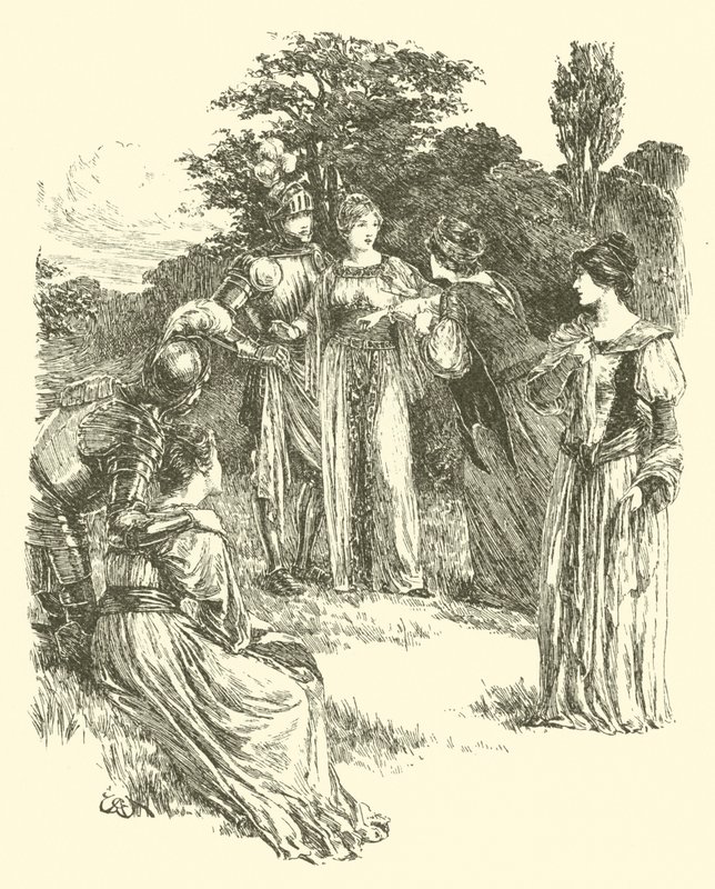 The Legend Of Britomart, The Golden Girdle Awarded by Arthur George Walker