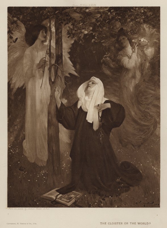 The Cloister or the World? by Arthur Hacker