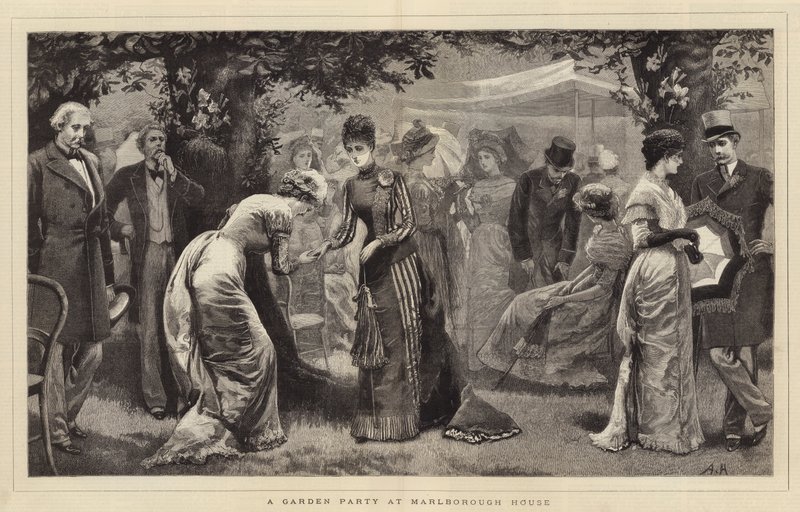 A Garden Party at Marlborough House by Arthur Hopkins