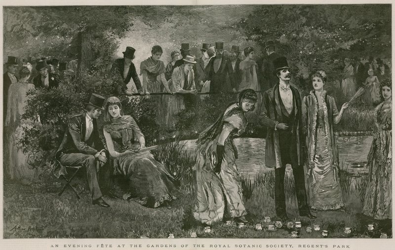 An Evening Fete at the Gardens of the Royal Botanic Society, Regent