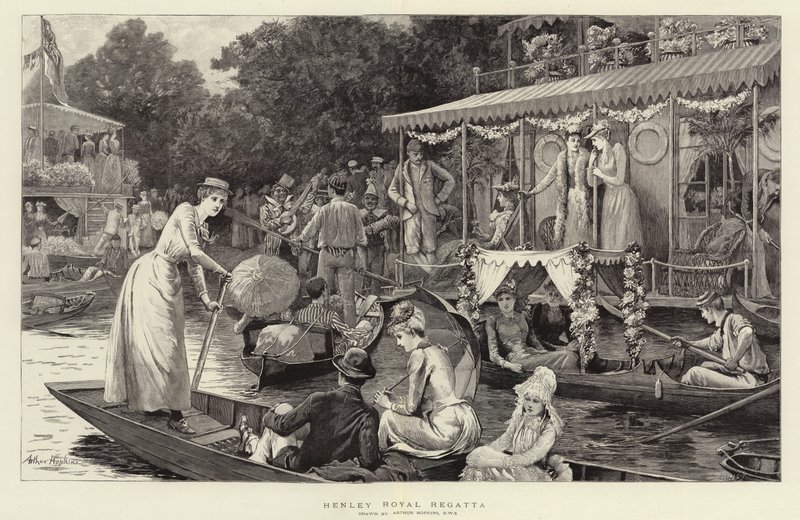 Henley Royal Regatta by Arthur Hopkins