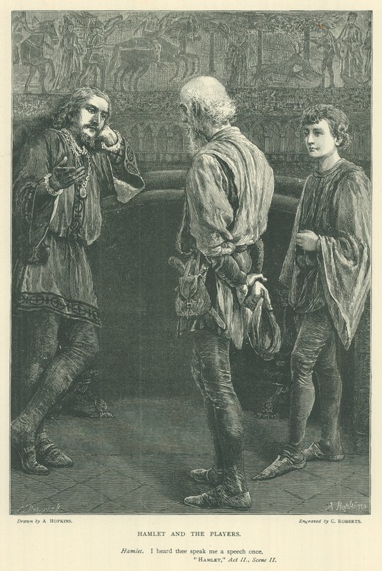 Illustration for Hamlet by Arthur Hopkins