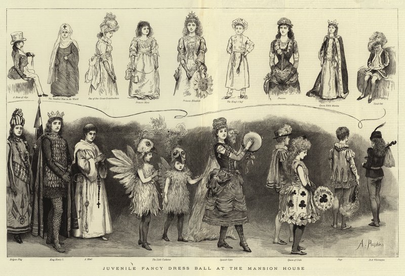 Juvenile Fancy Dress Ball at the Mansion House by Arthur Hopkins