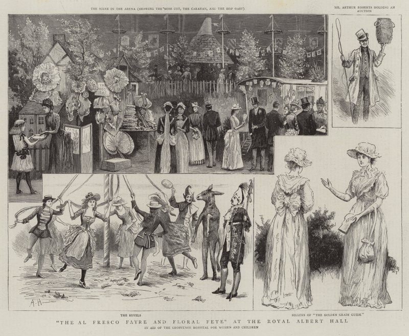 The Al Fresco Fayre and Floral Fete at the Royal Albert Hall by Arthur Hopkins