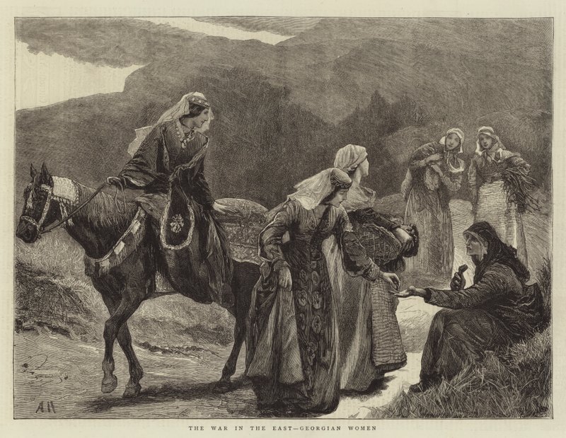 The War in the East, Georgian Women by Arthur Hopkins