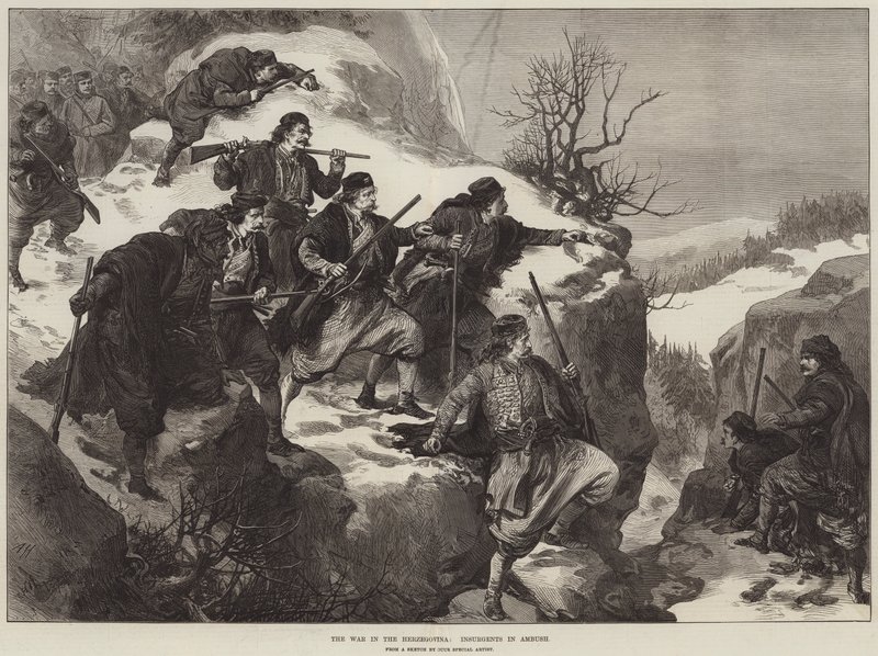 The War in the Herzegovina, Insurgents in Ambush by Arthur Hopkins