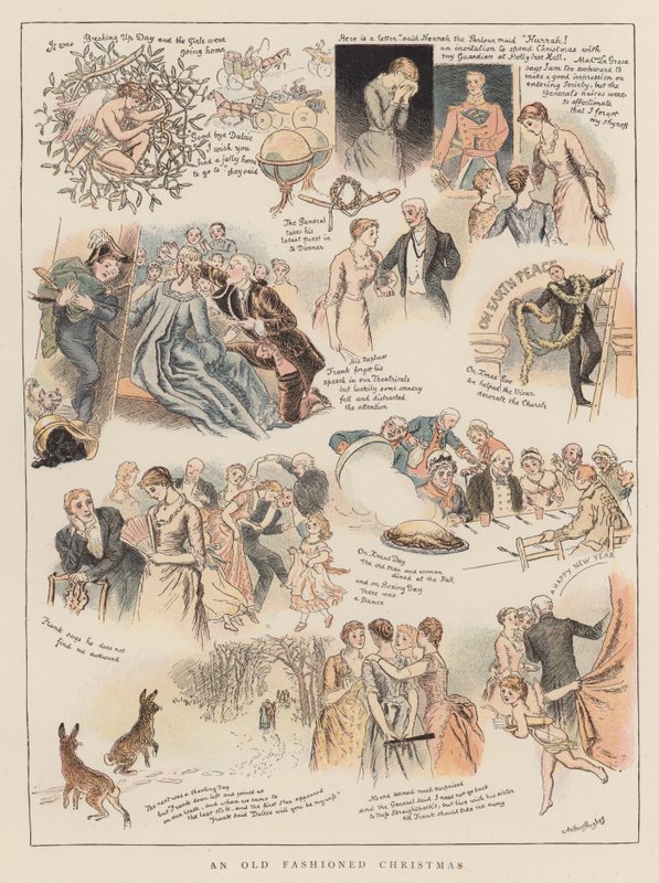 An Old Fashioned Christmas by Arthur Hughes