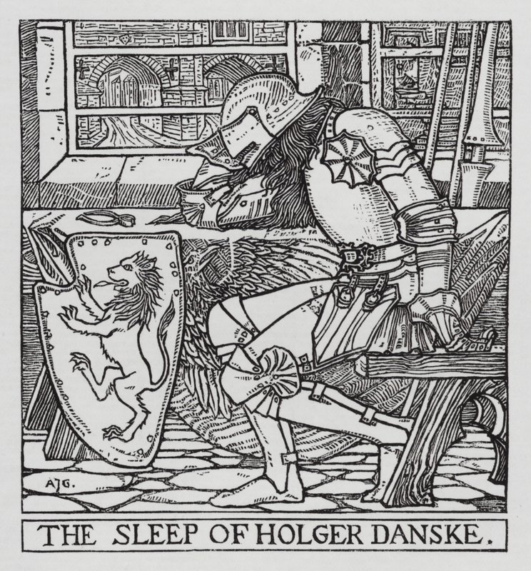 Hans Christian Andersen: Holger Danske by Arthur Joseph Gaskin