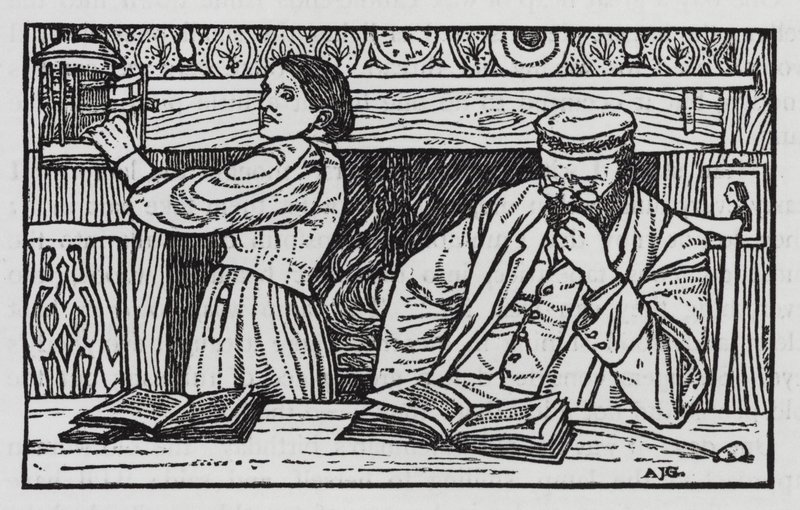 Hans Christian Andersen: The Old Street Lamp by Arthur Joseph Gaskin