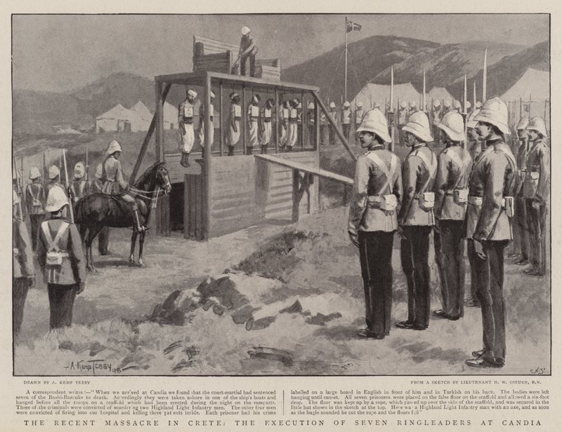 The Recent Massacre in Crete by Arthur Kemp Tebby