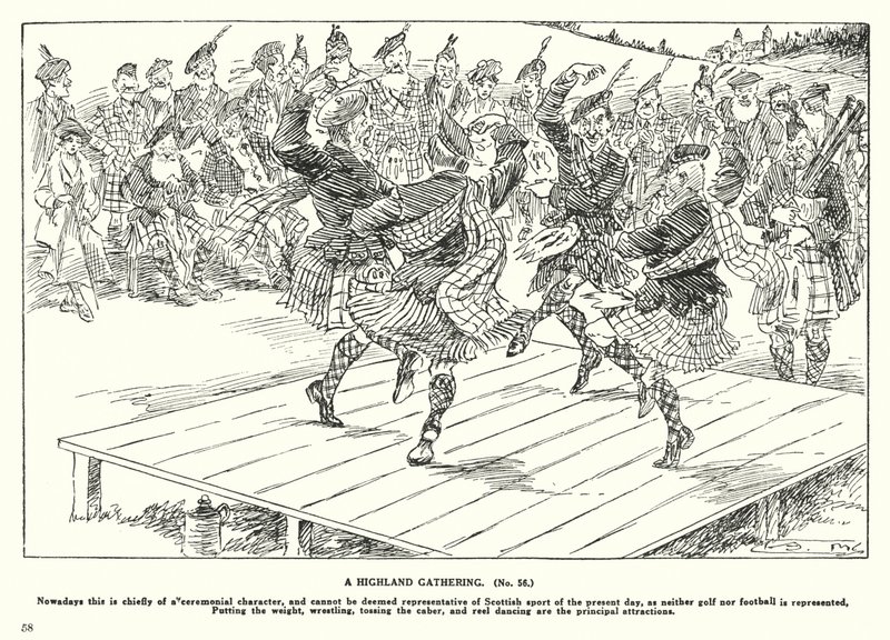 A Highland Gathering by Arthur Moreland