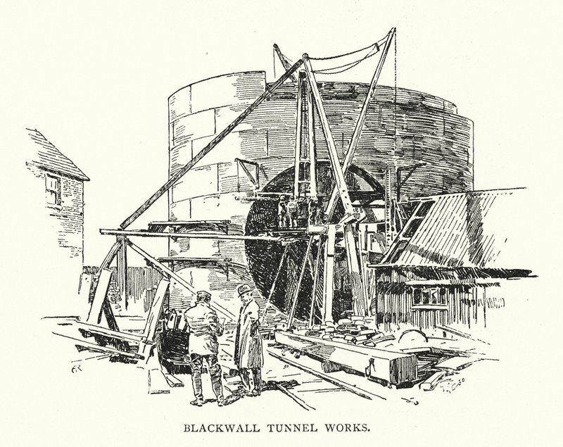 Blackwall Tunnel Works by Arthur Moreland