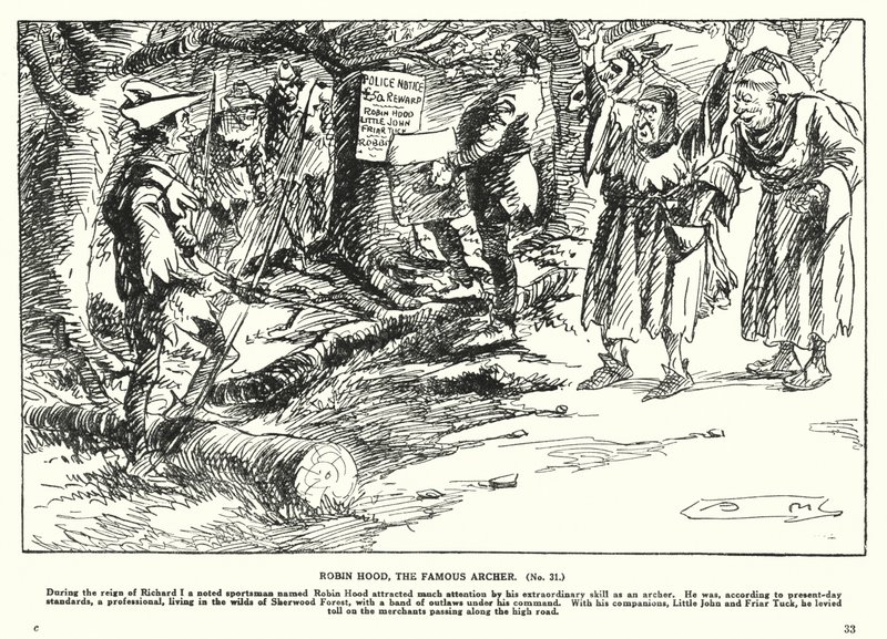 Robin Hood, the Famous Archer by Arthur Moreland