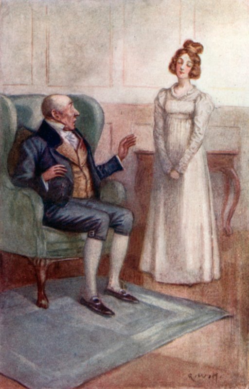 Illustration for Emma by Jane Austen by Arthur Wallis Mills