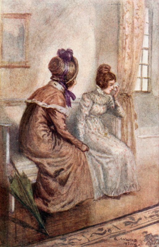 Illustration for Emma by Jane Austen by Arthur Wallis Mills