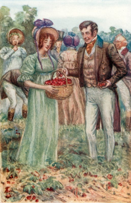 Illustration for Emma by Jane Austen by Arthur Wallis Mills
