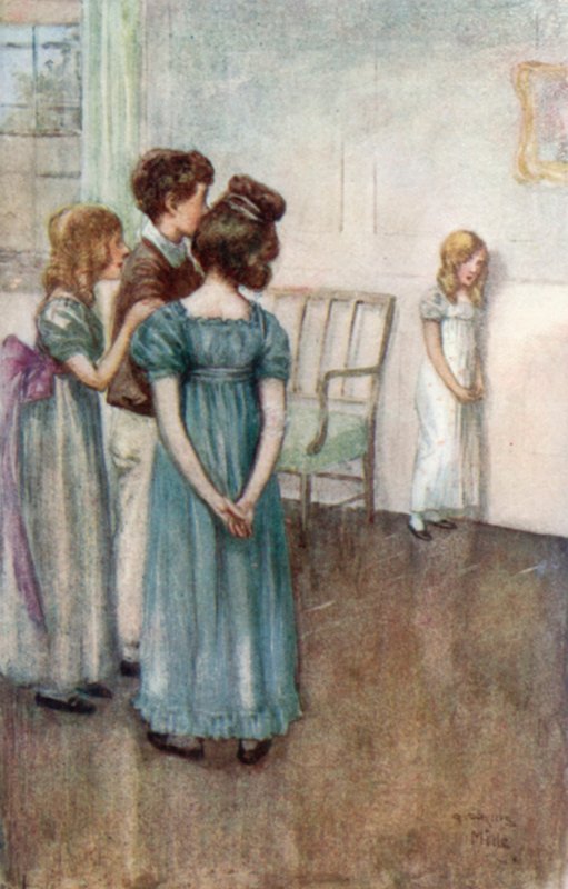 Illustration for Northanger Abbey by Jane Austen by Arthur Wallis Mills